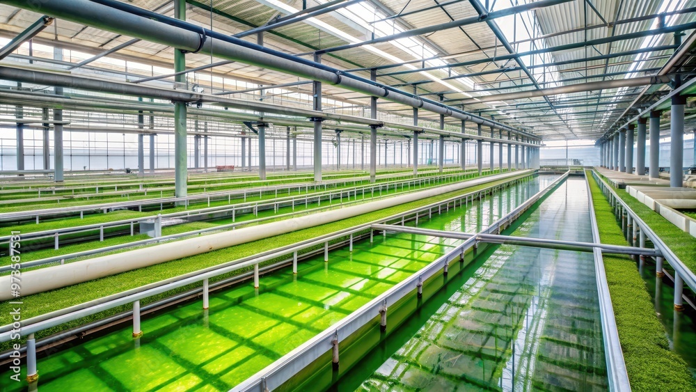 Algae farm producing bio fuel as a sustainable energy source, algae, farm, bio fuel, sustainable, energy Algae farm producing bio fuel as a sustainable energy source, algae, farm, bio fuel, sustainable, energy