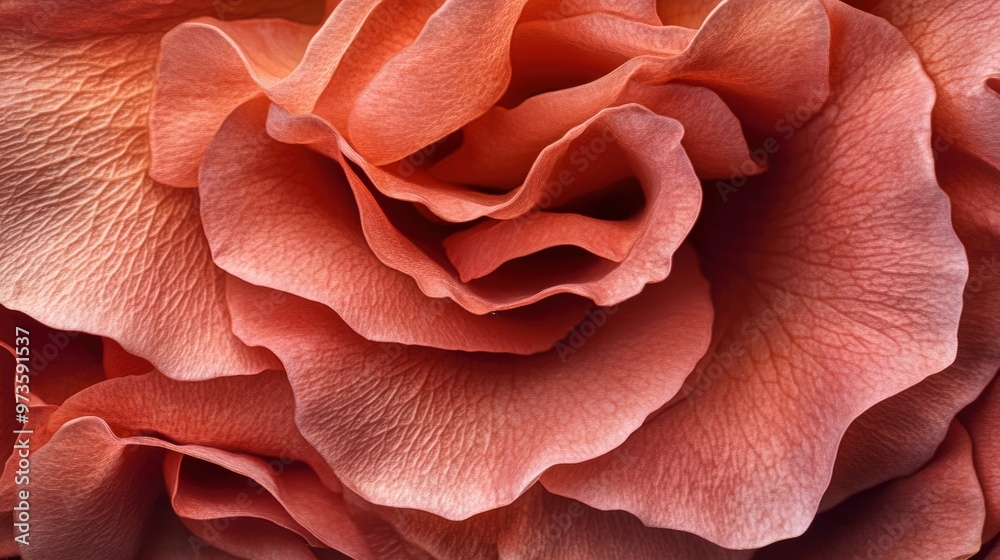 A detailed shot of the texture of a rose petals, showing their softness and velvety surface A detailed shot of the texture of a rose petals, showing their softness and velvety surface