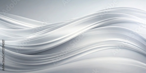 Abstract soft waving smoke background in white and grey colors