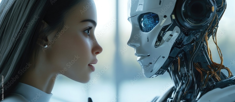 Human interaction with an AI virtual assistant chatbot showcasing prompt engineering concepts and the application of deep learning in generative AI for work support Human interaction with an AI virtual assistant chatbot showcasing prompt engineering concepts and the application of deep learning in generative AI for work support