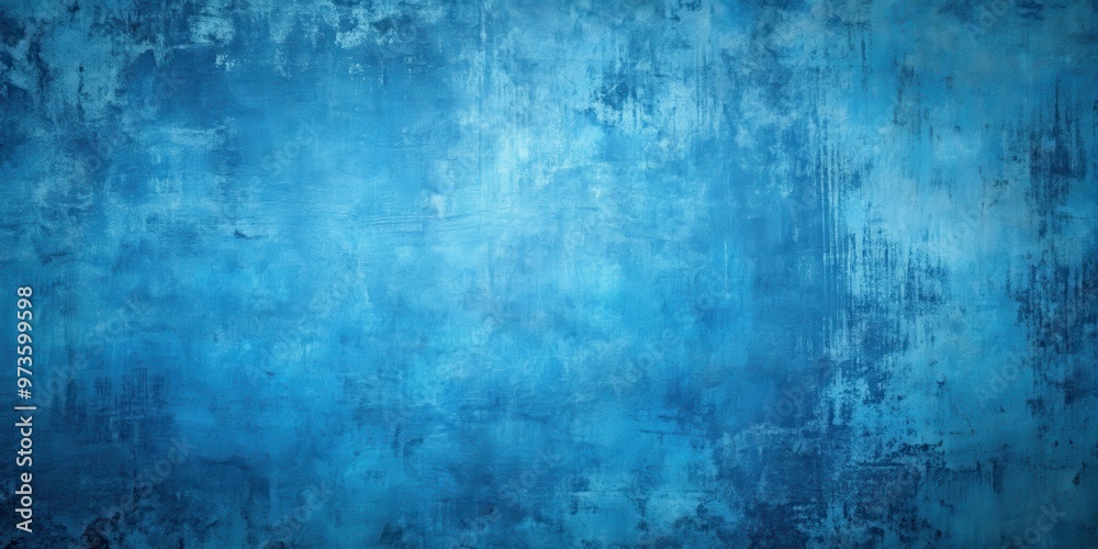 Obraz premium Blue grunge background with distressed texture, grunge, blue, texture, vintage, abstract, design, wallpaper, backdrop, rough, artistic