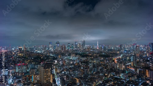 Wallpaper Mural 東京風景・タイムラプス Torontodigital.ca