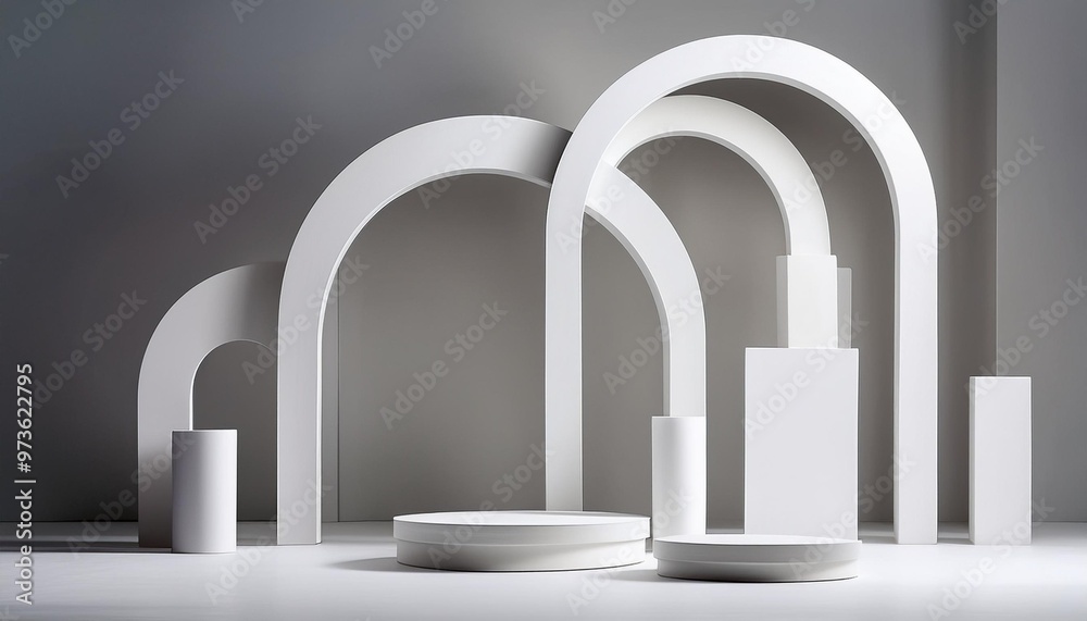 white arch in the dark white arch in the dark