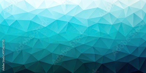 Blue teal gradient polygon background