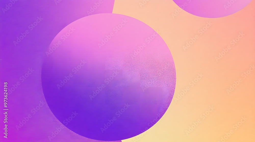 Abstract grainy gradient sphere with geometric shapes, featuring light noise texture, perfect for modern poster and banner design, ideal for creative and vibrant visual concepts Abstract grainy gradient sphere with geometric shapes, featuring light noise texture, perfect for modern poster and banner design, ideal for creative and vibrant visual concepts