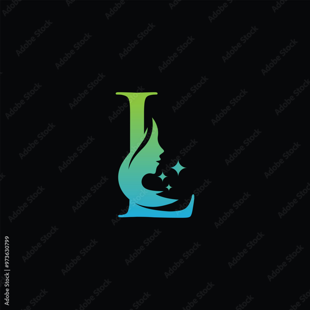 Letter L with beauty concept, L beauty spa logo Premium Vector Letter L with beauty concept, L beauty spa logo Premium Vector