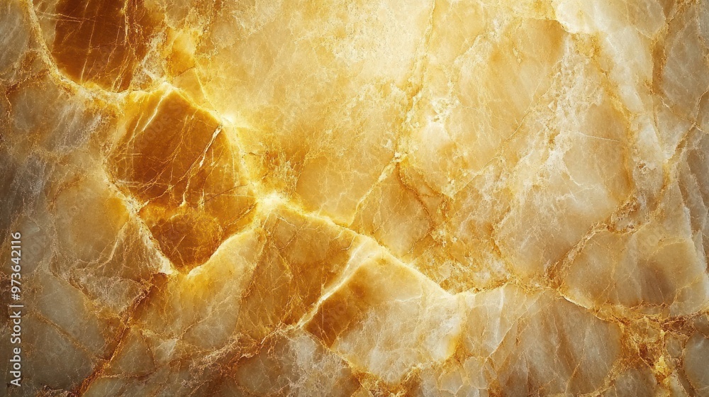 Closeup of a natural golden marble stone surface with a warm, natural texture. Closeup of a natural golden marble stone surface with a warm, natural texture.