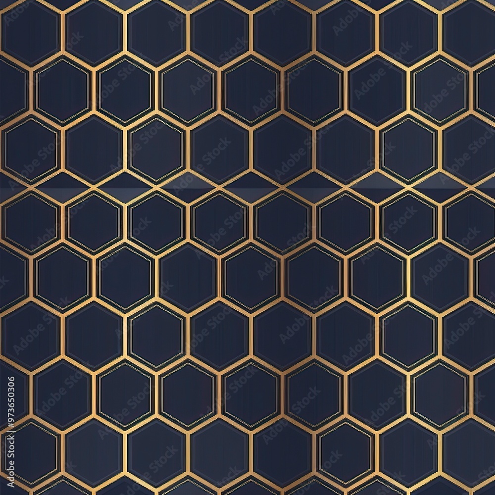Stylish hexagonal line pattern background Stylish hexagonal line pattern background