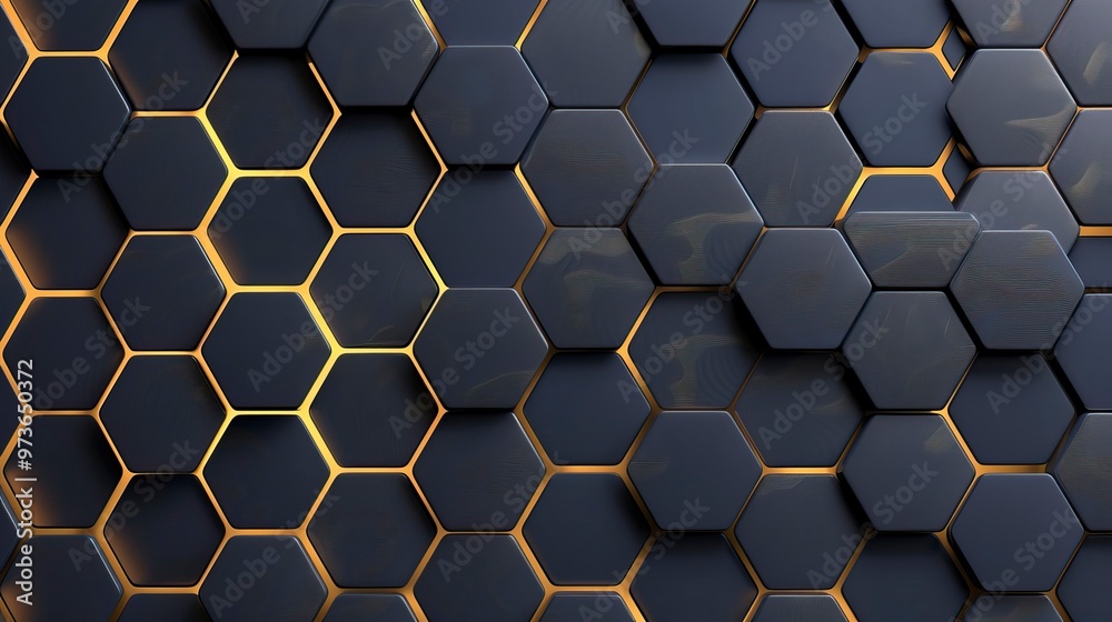 Stylish hexagonal line pattern background Stylish hexagonal line pattern background