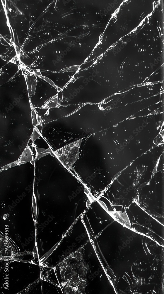 Texture broken glass with cracks. Abstract of cracked screen Smartphone from shock. Texture broken glass with cracks. Abstract of cracked screen Smartphone from shock.