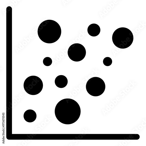 scatter diagram icon