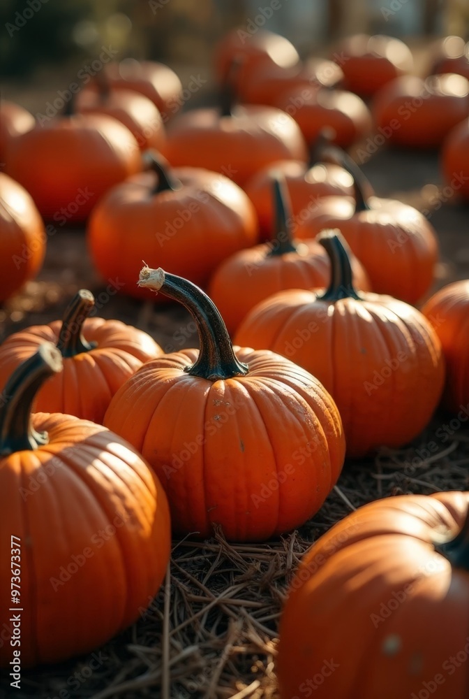 Pumpkins for halloween in illustrations Pumpkins for halloween in illustrations