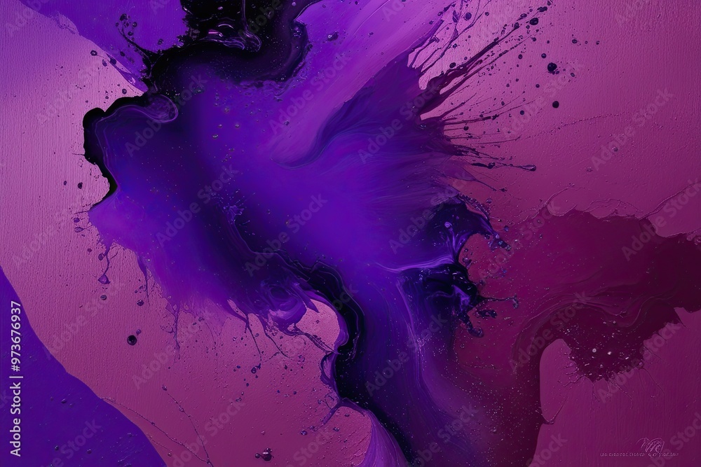 Obraz premium Vibrant Purple Mauve Gradient Abstract Art with Rich Texture and Dynamic Color Splash