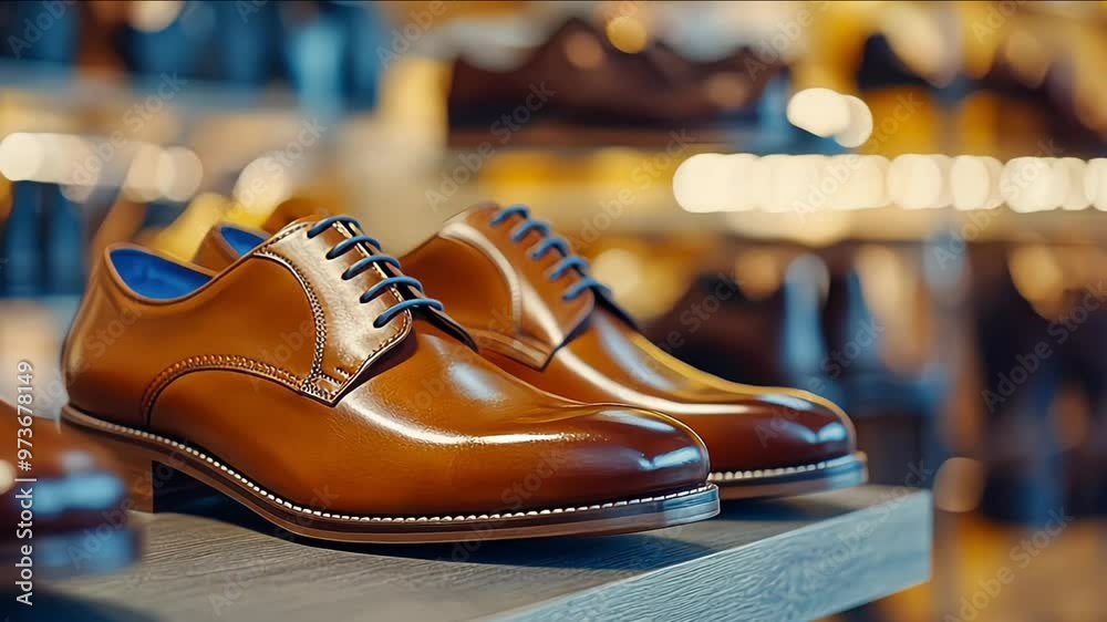 A fashionable shoe store offering a modern and stylish collection of luxury shoes in a variety of colors A fashionable shoe store offering a modern and stylish collection of luxury shoes in a variety of colors