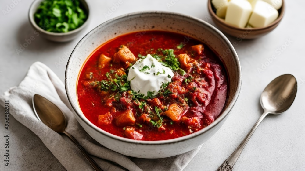 Warm up with a bowl of hearty flavorful soup Warm up with a bowl of hearty flavorful soup