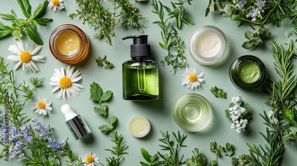 Natural Skincare Products with Herbs and Flowers Natural Skincare Products with Herbs and Flowers