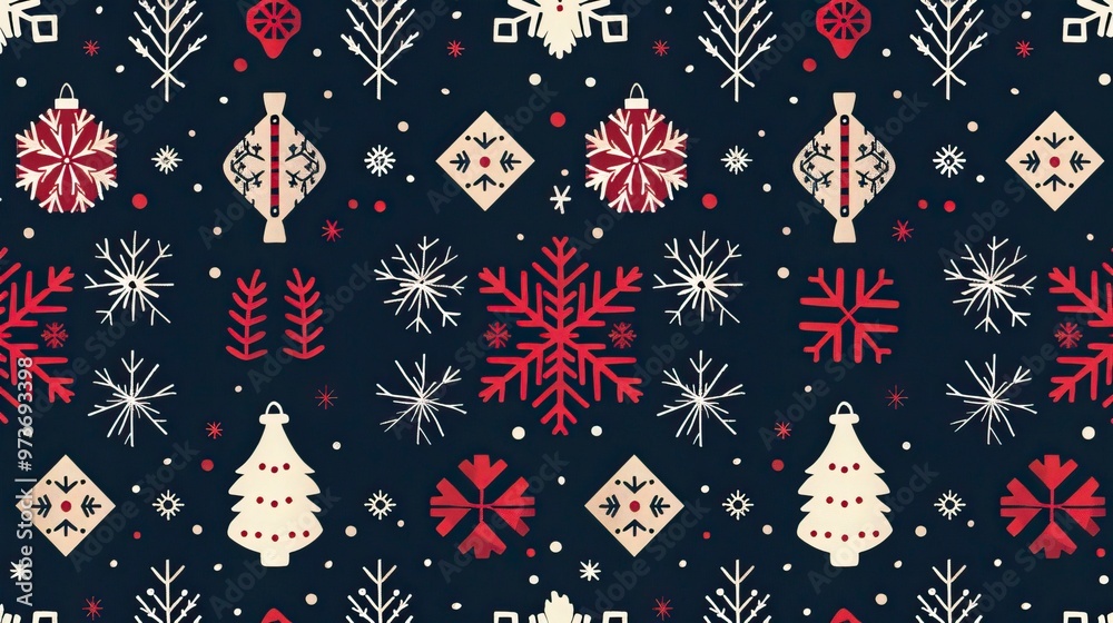Ugly sweater Merry Christmas party ornament background seamless pattern Ugly sweater Merry Christmas party ornament background seamless pattern