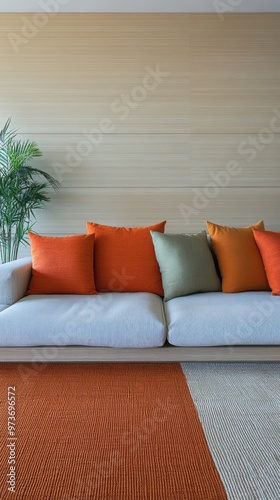 Colorful Sofa in Minimalist Design