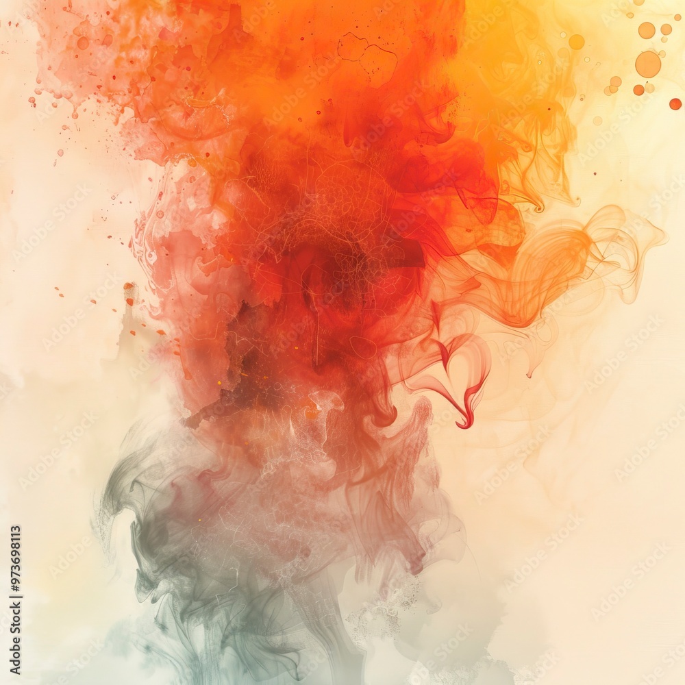 Watercolor fire smoke brush background
Watercolor fire smoke brush background