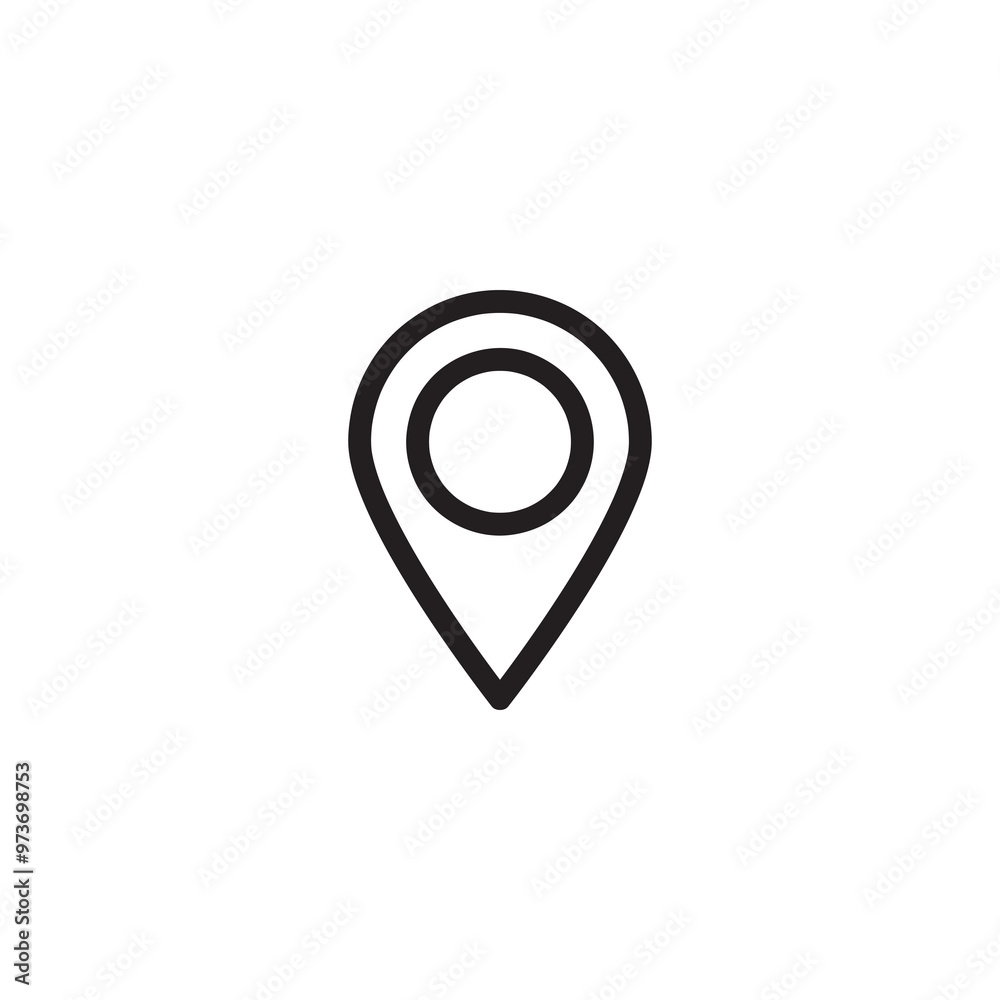 Route flat icon. vector flat black linear illustration for web and app..eps Route flat icon. vector flat black linear illustration for web and app..eps