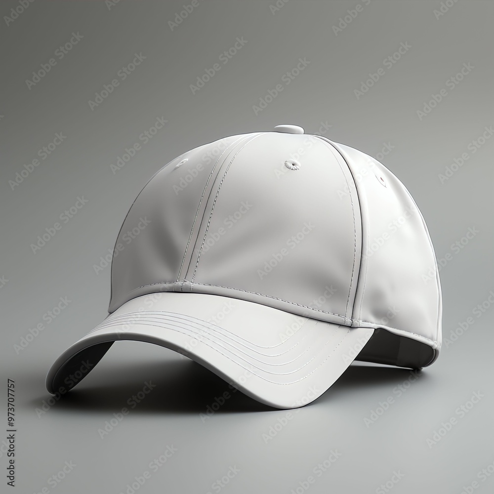 front facing plain white baseball hat with no logo gloating in air front facing plain white baseball hat with no logo gloating in air
