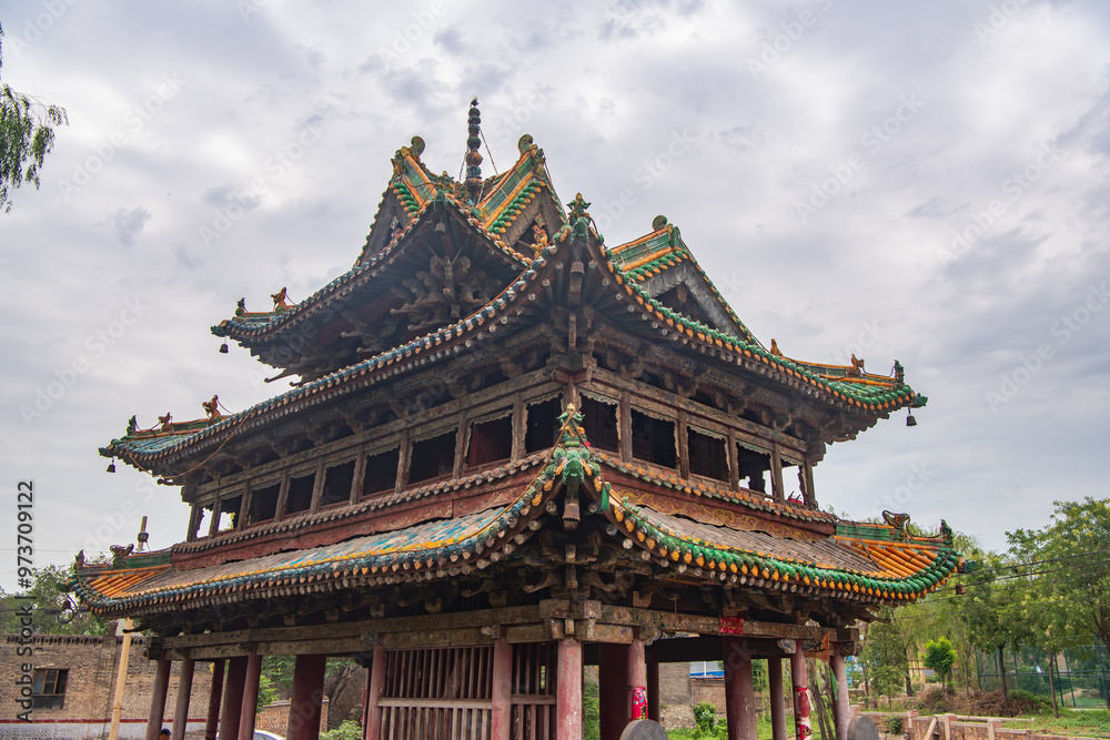 China Shanxi Jiexiu Huancui Bridge Glazed Corridor Bridge China Shanxi Jiexiu Huancui Bridge Glazed Corridor Bridge