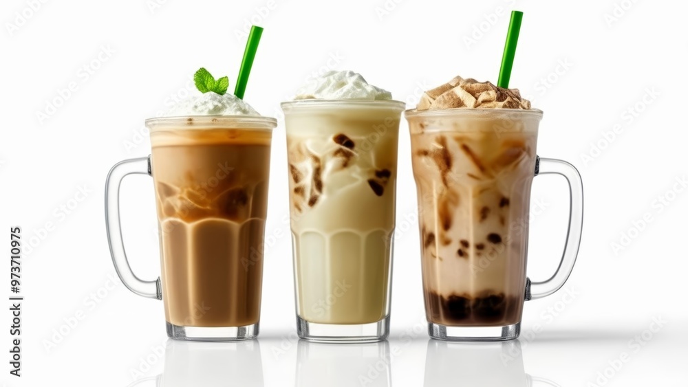 Deliciously refreshing iced beverages for a sunny day Deliciously refreshing iced beverages for a sunny day