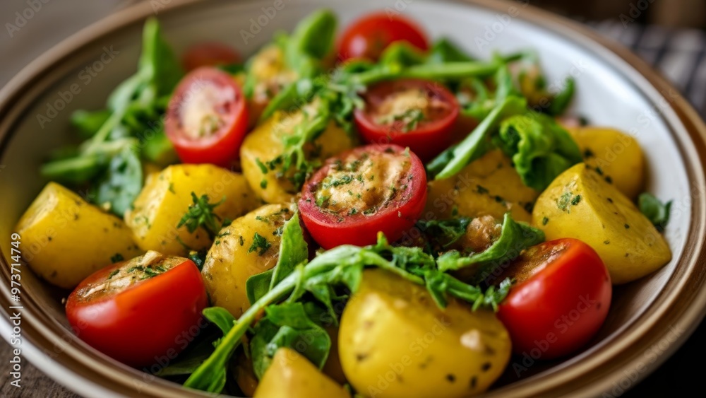 Fresh and vibrant summer salad Fresh and vibrant summer salad