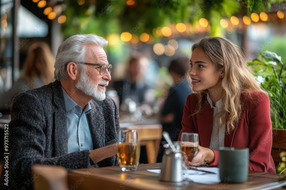 Modern Financial Advisor in Crimson Red Suit Discussing Real Estate Investments with Gen Z Client Modern Financial Advisor in Crimson Red Suit Discussing Real Estate Investments with Gen Z Client