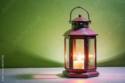 old red lanternlamp, lantern, light, old, oil, glass, candle, kerosene, metal, antique, vintage, object, lighting, isolated, decoration, fire, equipment, christmas, illuminated, retro, rust, dark, anc photo