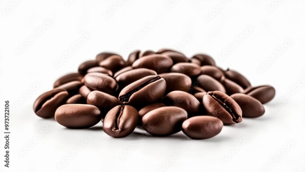 Freshly roasted coffee beans ready to brew Freshly roasted coffee beans ready to brew