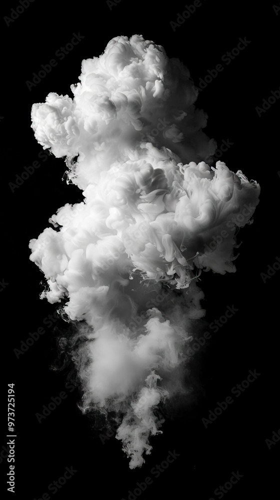 White smoke explosion isolated on black
White smoke explosion isolated on black