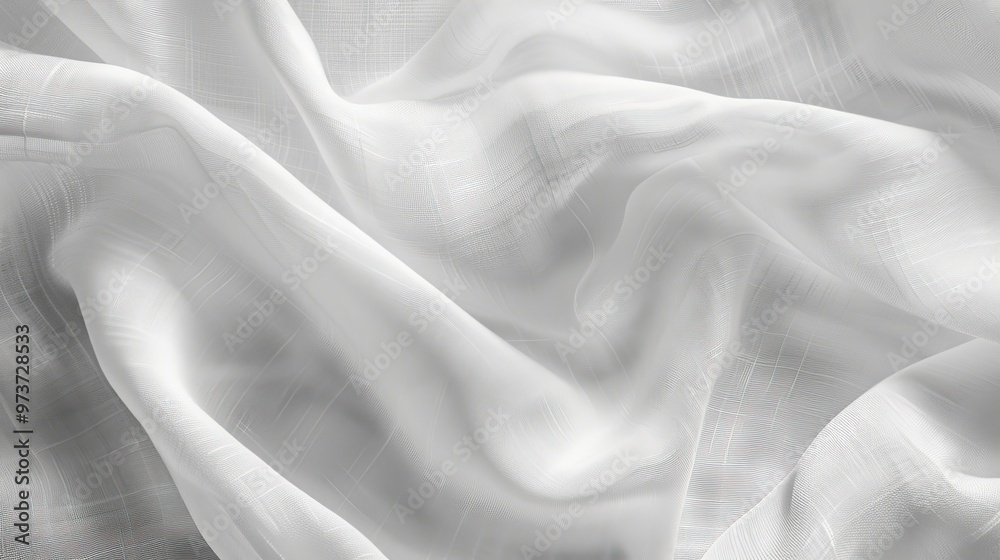 Obraz premium White Linen Texture
