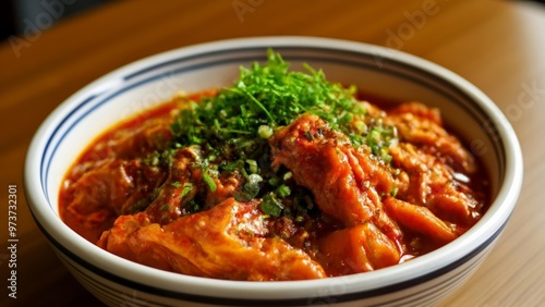  Deliciously spiced meat stew with fresh herbs