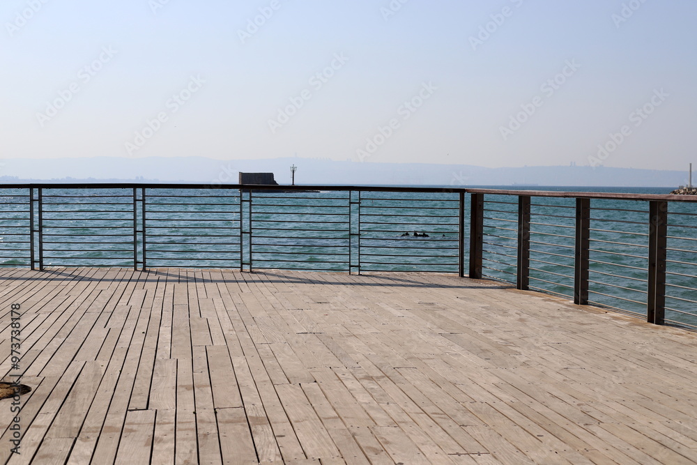 fence fencing on the shore of the Mediterranean Sea. fence fencing on the shore of the Mediterranean Sea.