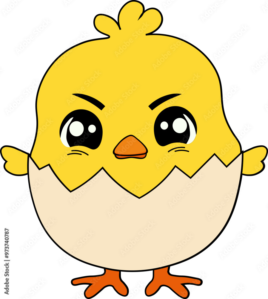 Obraz premium Angry Chick