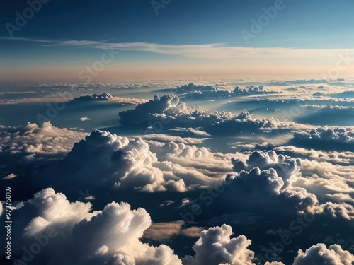 clouds over the sea