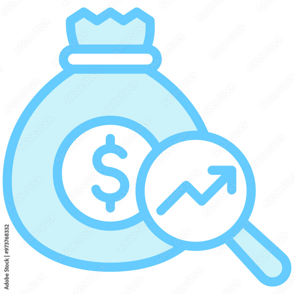 Analysis dual tone blue color icon. related to education, business, economy, financial theme. best for UI, UX, app and web development. Analysis dual tone blue color icon. related to education, business, economy, financial theme. best for UI, UX, app and web development.