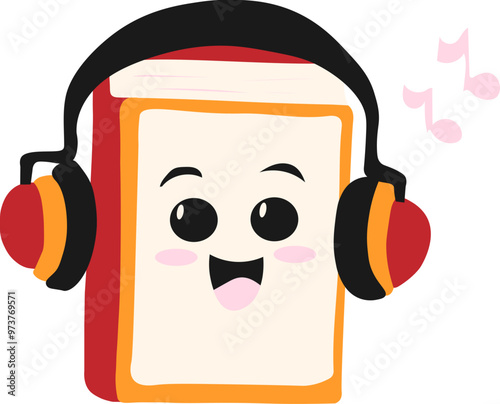 Cute Book Flat design