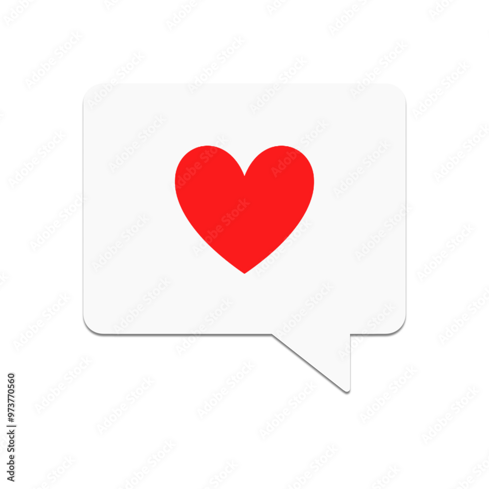 heart with square bubble heart with square bubble