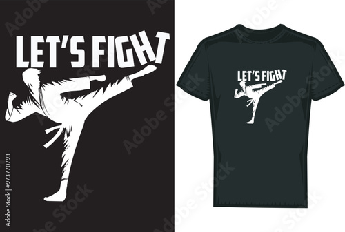 Martial Art T shirt Design