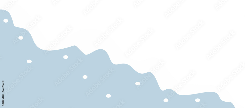 Obraz premium Snow Winter Corner