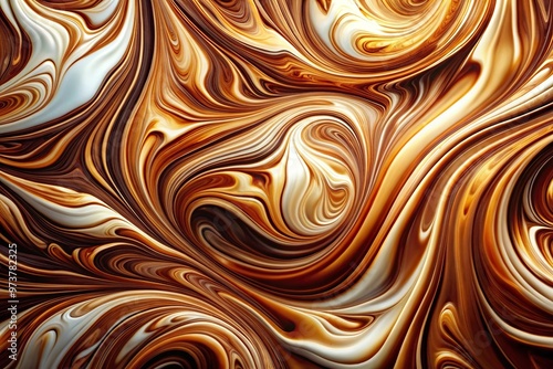 Abstract organic liquid illustration in close-up wallpaper design photo