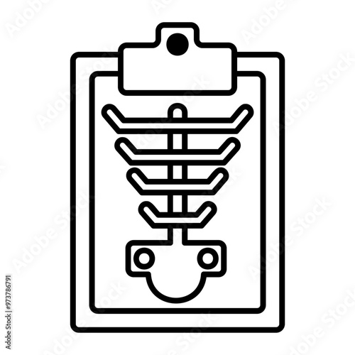 pelvis Line Icon