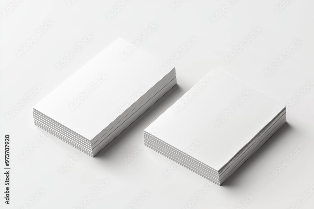 Business Card Mockup on Isolated Background created with Generative AI Business Card Mockup on Isolated Background created with Generative AI