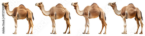 brown camel isolated on a transparent background.PNG photo