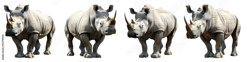 Rhinoceros isolated on a transparent background.PNG Rhinoceros isolated on a transparent background.PNG