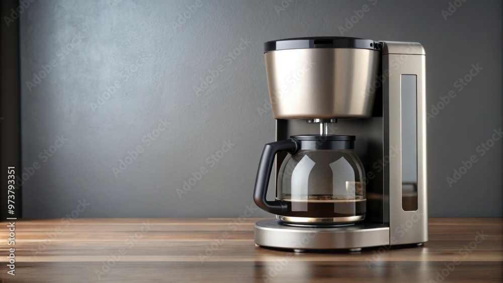A sleek and modern coffee maker perfect for brewing your morning cup of joe, coffee, maker, appliance, machine, brew, morning A sleek and modern coffee maker perfect for brewing your morning cup of joe, coffee, maker, appliance, machine, brew, morning