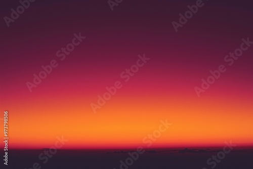 Fototapeta Naklejka Na Ścianę i Meble -  Dramatic orange and purple sunset over clouds