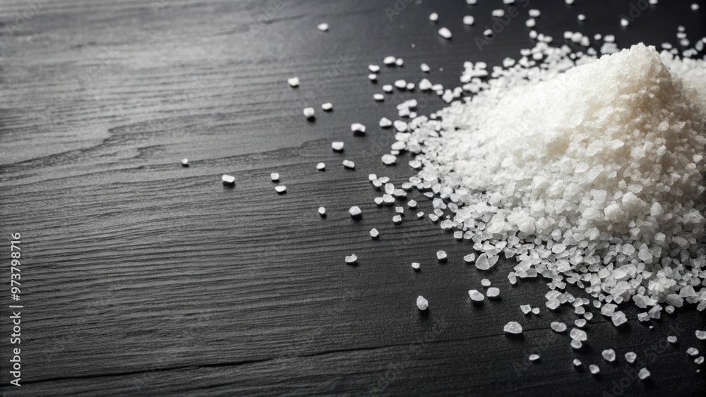 Salt background on black table, salt, background, black, table, seasoning, condiment, cooking, ingredient, crystal, texture Salt background on black table, salt, background, black, table, seasoning, condiment, cooking, ingredient, crystal, texture